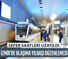İzmir’de ulaşıma yılbaşı düzenlemesi