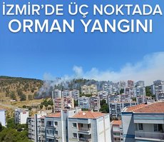 Son dakika: İzmir’in 4 farklı ilçesinde orman yangını! Havadan ve karadan müdahale