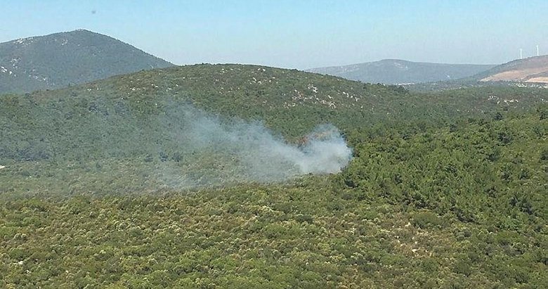 Urla’daki orman yangını kontrol altına alındı