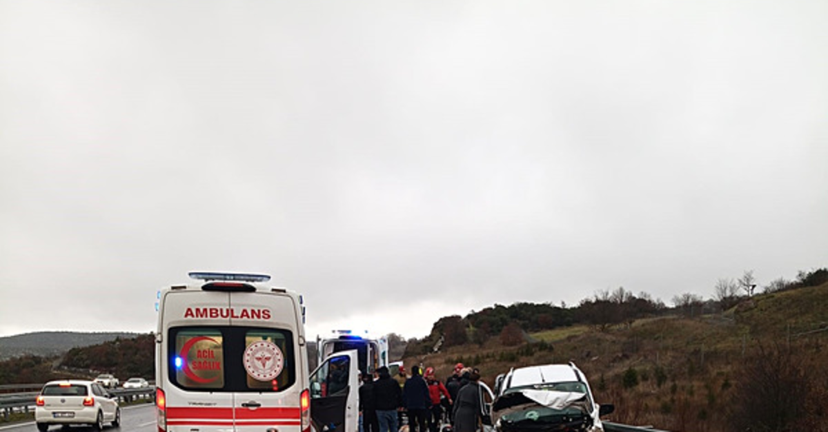 İzmir- İstanbul otoyolunda kaza!