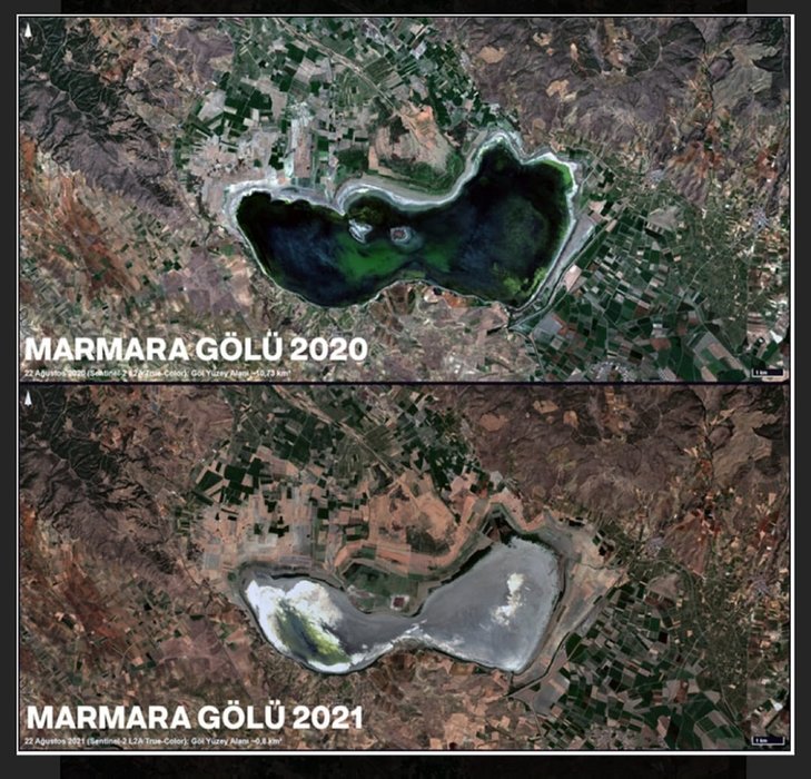 Neredeyse kuruyan Marmara Gölü için kurtarma planı! İzmir’e gönderilen su büyük etken