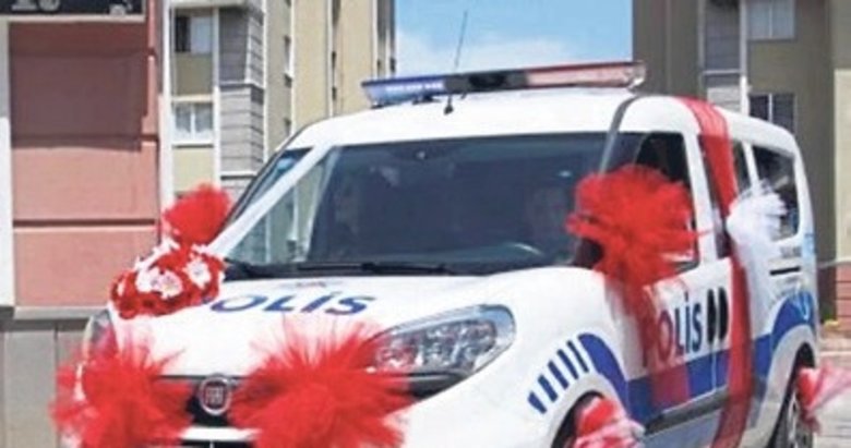Ekip otosu gelin arabaları oldu
