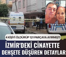 İzmir’de 4 kişiyi öldürüp 121 parçaya ayırmıştı! Cinayette dehşete düşüren detaylar ortaya çıktı