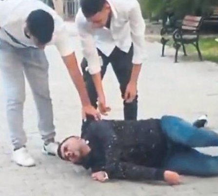 Uyuşturucu kullandı yerde yuvarlandı