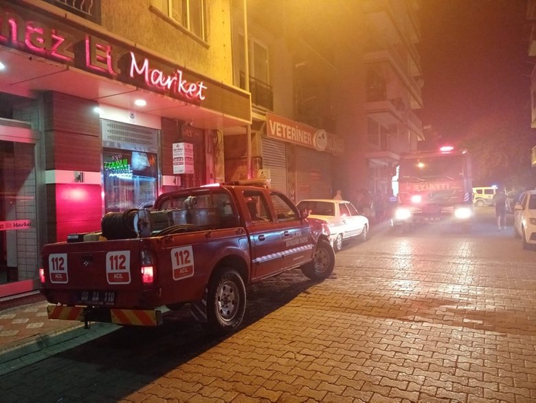 Aydın’da vatandaşın dikkati daha büyük bir yangını önledi