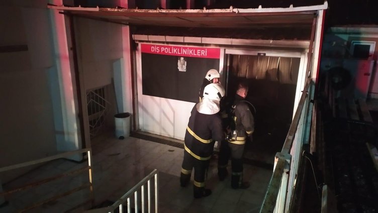 Muğla Milas’taki 75. Yıl Devlet Hastanesi’nde yangın