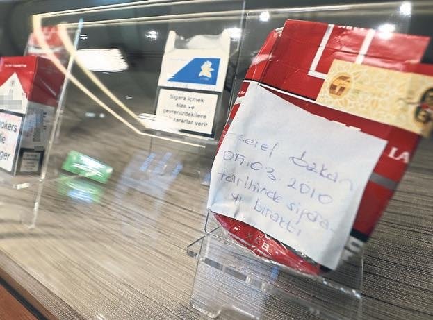 Başkan Erdoğan’ın sigarayla mücadelede topladığı paketler sergide