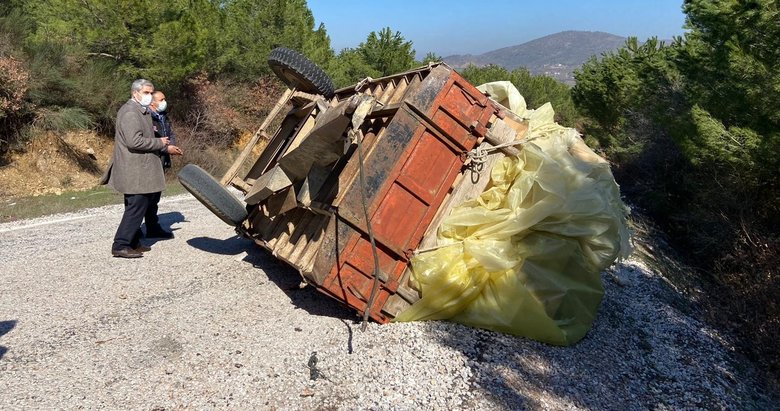 Sındırgı’da traktör kazasında 2 bacanak hayatını kaybetti