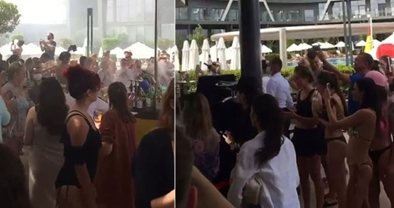 Yüzlerce kişinin mesafesiz partisi ‘Güvenli Turizm Sertifikası’ndan etti