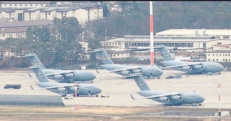 ABD askeri uçaklarının Orta Doğu’ya hareketi arttı
