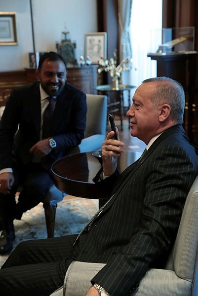 Başkan Recep Tayyip Erdoğan Rıza Kayaalp’i tebrik etti