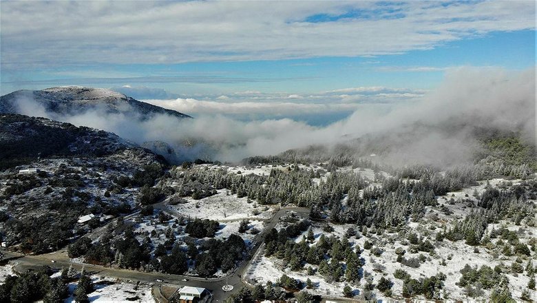 Spil’de kar keyfi yaşayan vatandaşlar: Biz İzmirliler için kar altından daha değerli