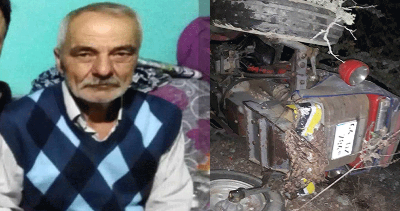 Manisa’da acı son! Gölmarmara’da devrilen traktörün sürücüsü yaşamını yitirdi