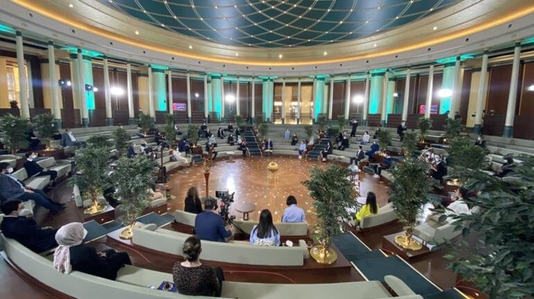 Başkan Erdoğan Millet Kütüphanesi’nde gençlerle bir araya geldi