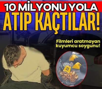 Manisa’da filmleri aratmayan kuyumcu soygun!