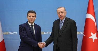 Başkan Erdoğan, Macron ile görüştü