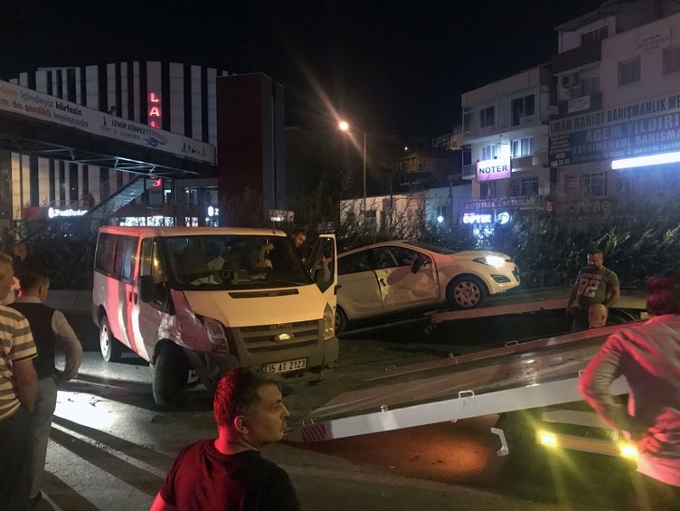 İzmir’de zincirleme kaza
