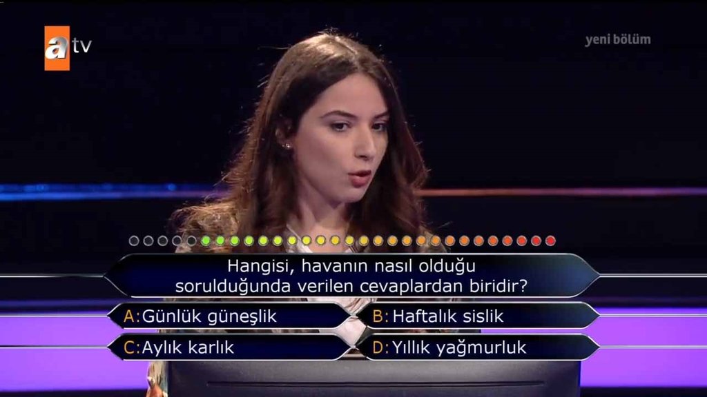 Kim Milyoner Olmak İster�e damga vuran kedi Nedjem sorusu…