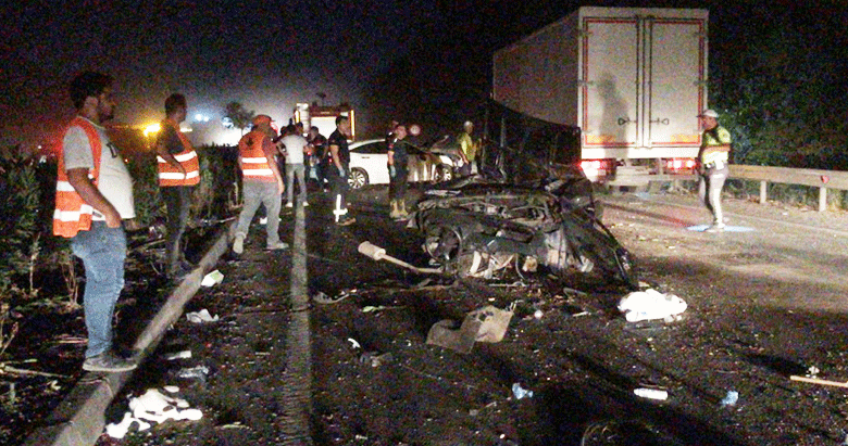 Manisa’da 4 kaza 3 ölü 5 yaralı