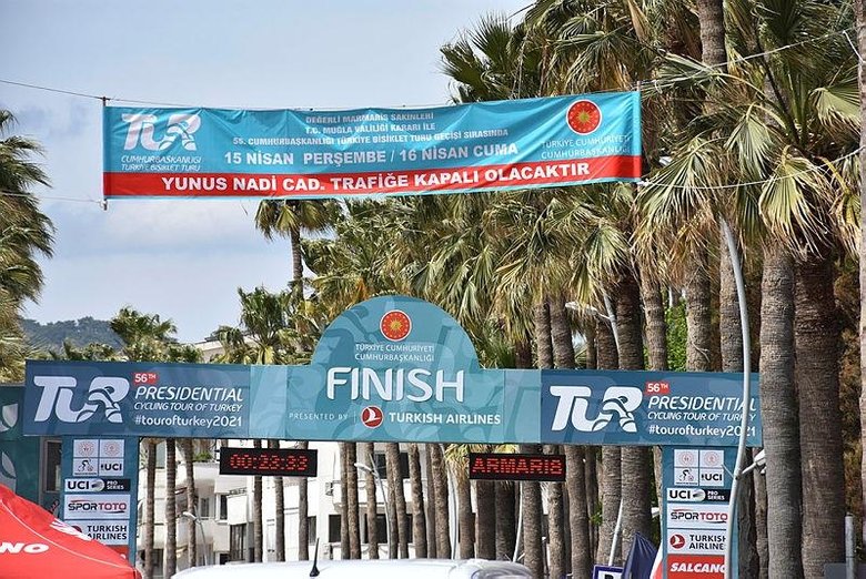 56. Cumhurbaşkanlığı Türkiye Bisiklet Turu Fethiye-Marmaris etabı başladı