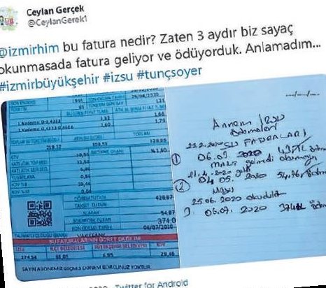 izsu fatura sikayet