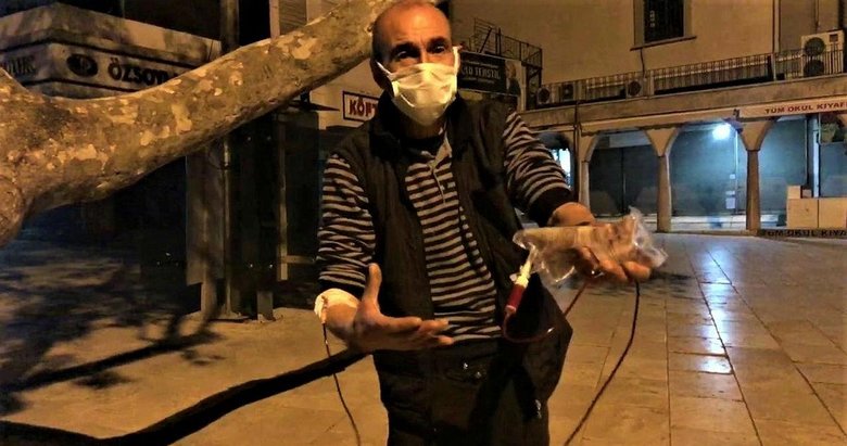 Elinde serum, kolunda damar yoluyla hastaneden kaçtı! Yakalanınca kendini böyle savundu