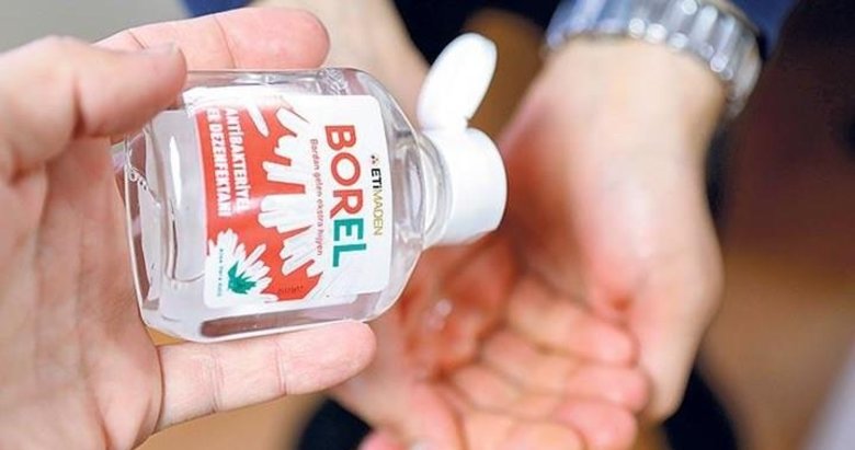 Yerli ve milli bor katkılı el dezenfektanı Borel’e vatandaştan geçer not