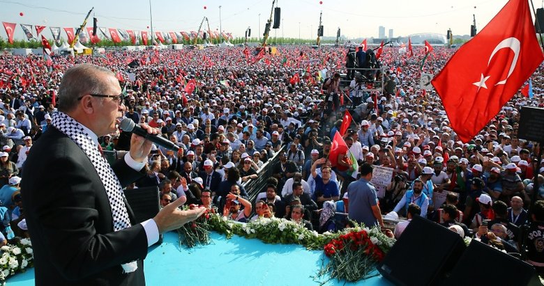 Cumhurbaşkanı Erdoğan: Bizim için Çanakkale neyse Kudüs de odur