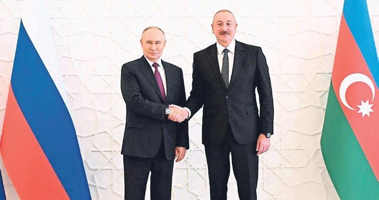Putin ve Aliyev Bakü’de bir araya geldi