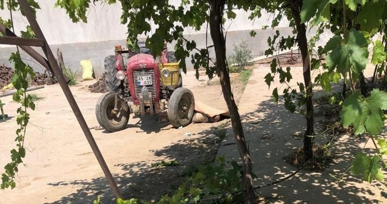 Manisa’da feci ölüm! Traktörün üzerinde kalp krizi geçirip tekerin altında kaldı
