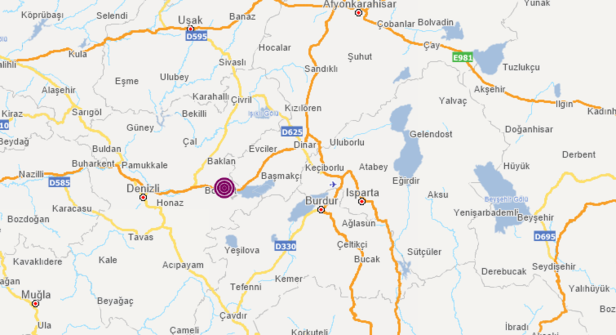 Son dakika: Denizli’de deprem! AFAD, Kandilli son depremler...