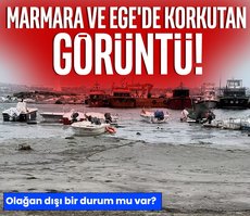 Marmara ve Ege’de korkutan görüntü! Tehlike mi var?
