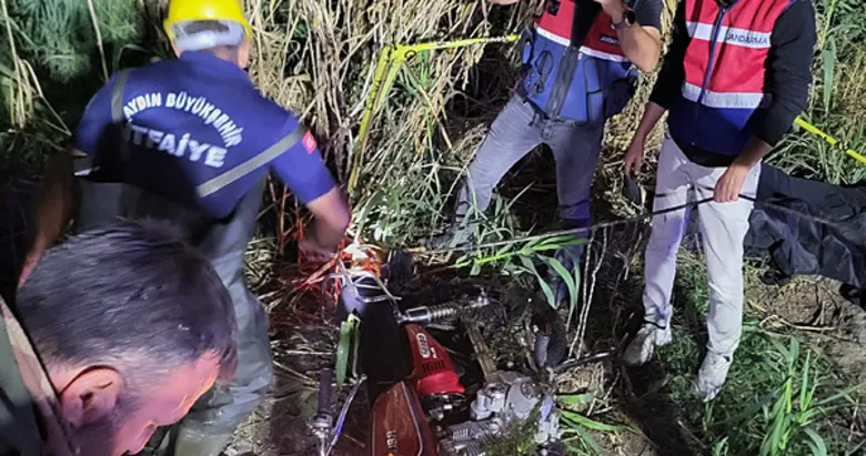 Aydın’da feci kaza: Motosiklet su kanalına devrildi, 1 kişi hayatını kaybetti