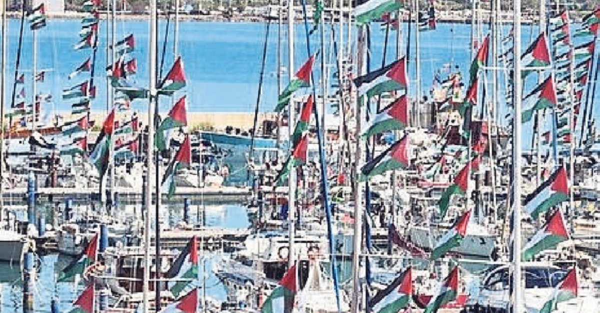 Dünyanın en büyük filosu Gazze yolunda