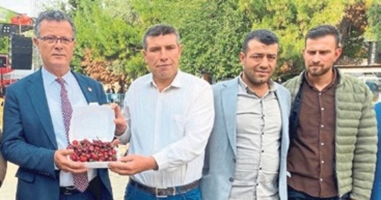 10 dakikada 2 kilo 592 gram kiraz yedi