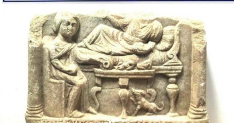 Denizli’de bulundu! Roma dönemine ait mezar steli ele geçirildi