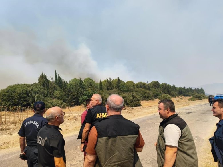 Çanakkale’de tedbiren tahliye edilen köylerde inceleme yapıldı