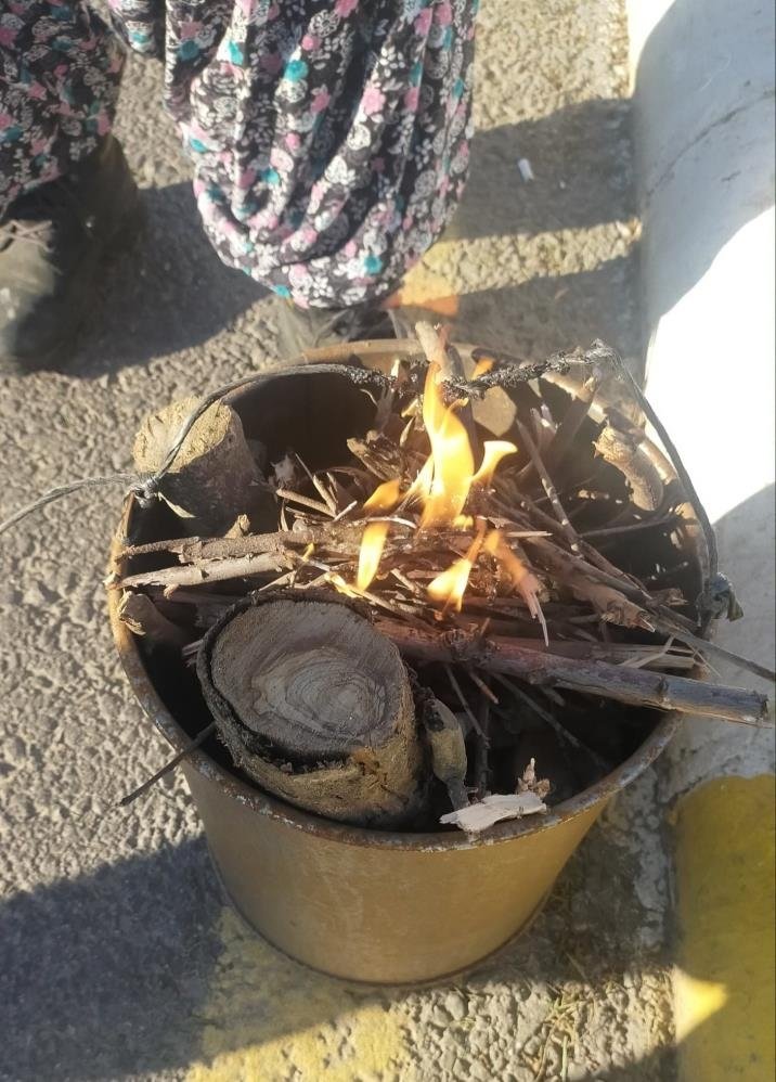 Aydınlı pazarcılar ateş yaktı!