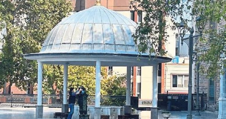 Cami avlusundaki şüpheli çanta imha edildi