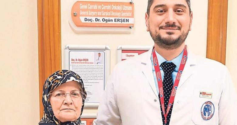 Mide tümörü doğum kanalından tedavi edildi