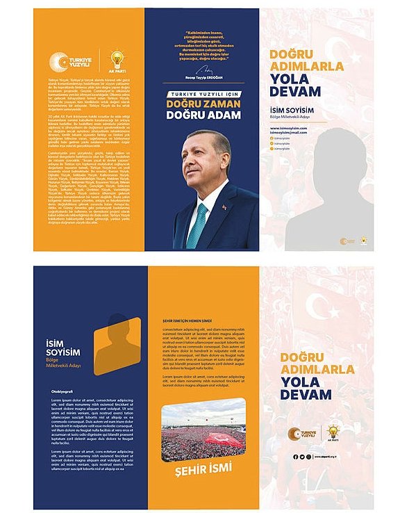 AK Parti, seçim kampanyasında kullanacağı tasarımları belirledi