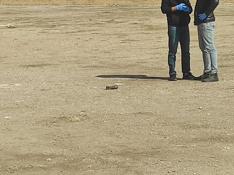 Aydın’da şaşkına çeviren görüntü! Boş arazide havan topu bulundu