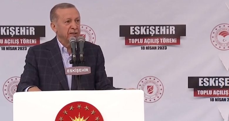 Başkan Erdoğan’dan Eskişehir’de önemli açıklamalar