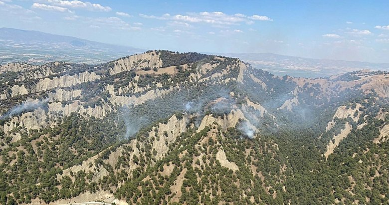 Manisa Salihli’deki orman yangını kontrol altında