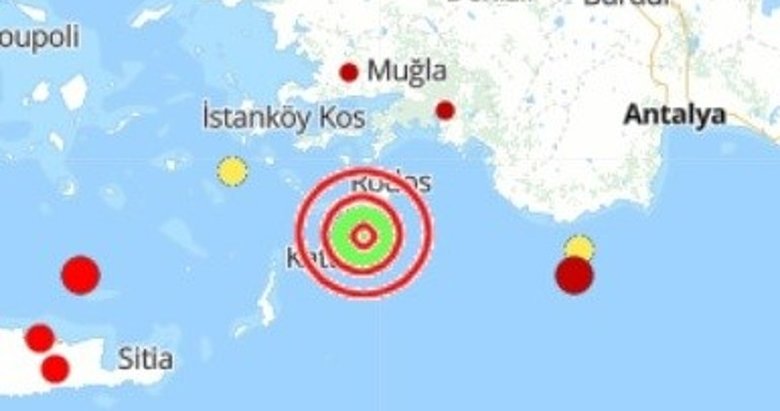 Muğla’da deprem!