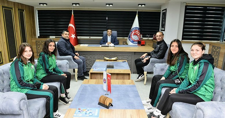 Finale kalan takımdan DTO Başkanı Erdoğan’a ziyaret