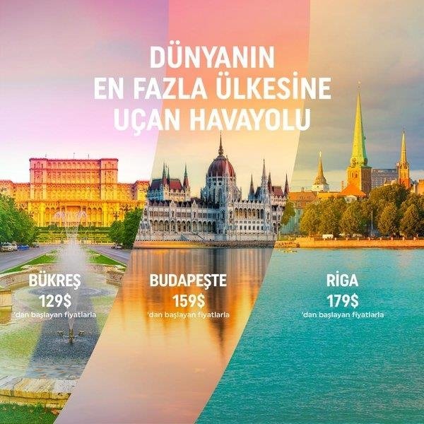THY’den Doğu Avrupa’daki 17 noktaya özel kampanya