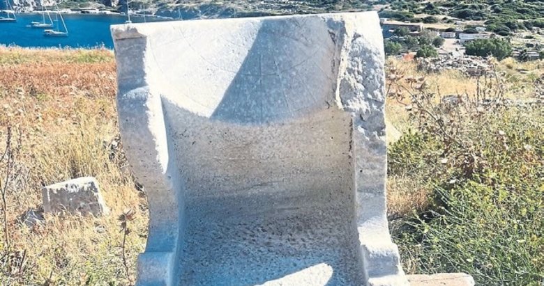 Knidos’un güneş saati zamana meydan okuyor