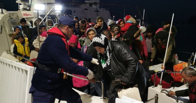 Aydın Kuşadası’nda 33 düzensiz göçmen yakalandı