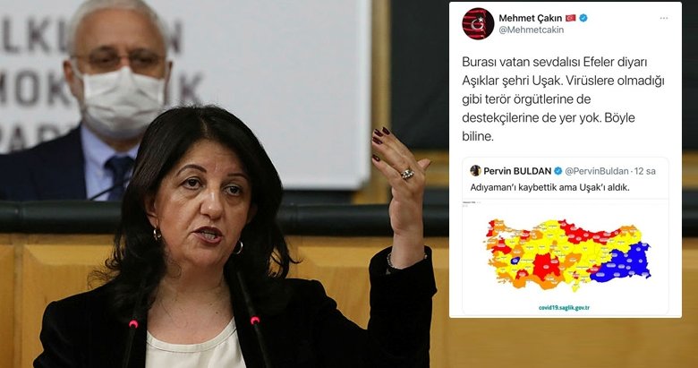 HDP’li Pervin Buldan’a Uşak kapağı! Haddini bildirdi